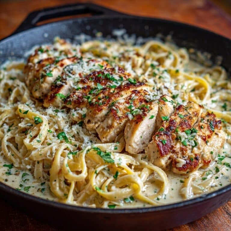 Healthy Garlic Parmesan Chicken Pasta Recipe