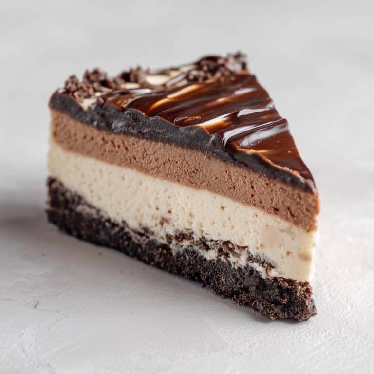 Tuxedo Cake – Triple Chocolate Mousse Cake Recipe