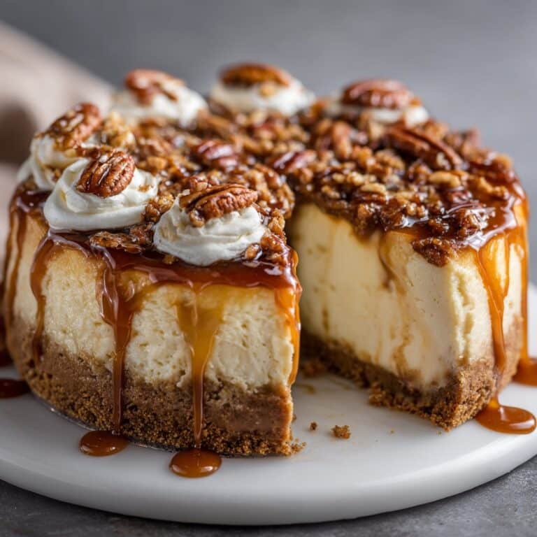 Loaded Butterscotch Cheesecake Recipe