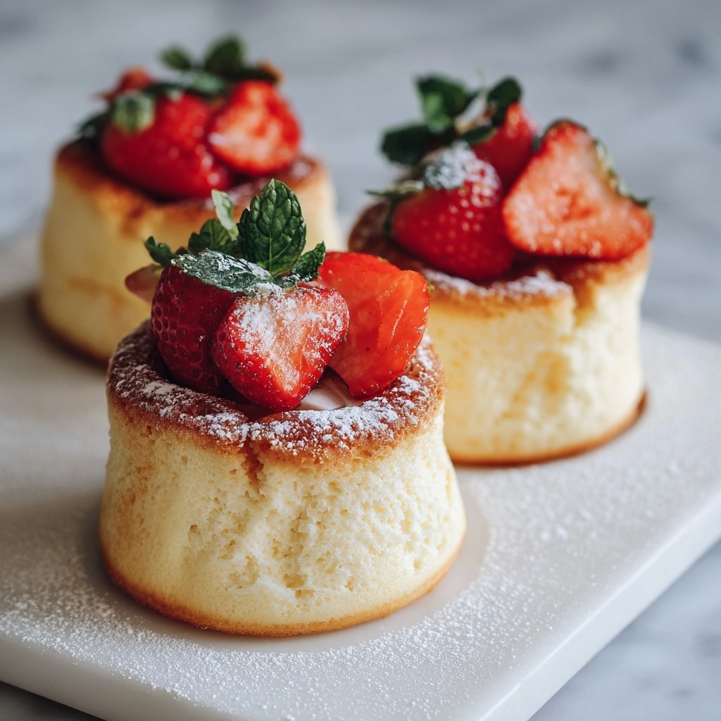 Mini Japanese Cotton Cheesecake Recipe - Recipe Image
