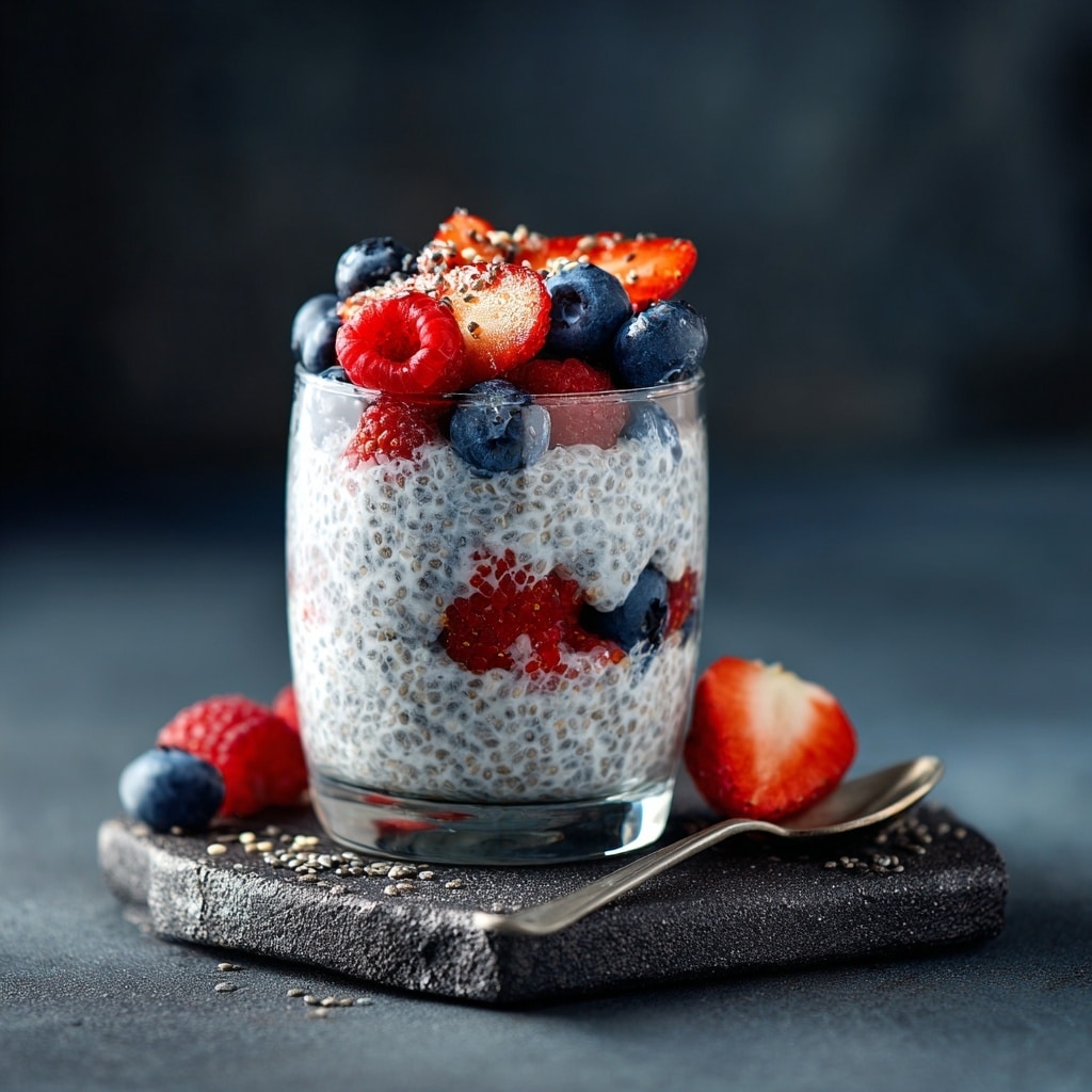 Low Carb Fruity Chia Tea Recipe - Recipe Image
