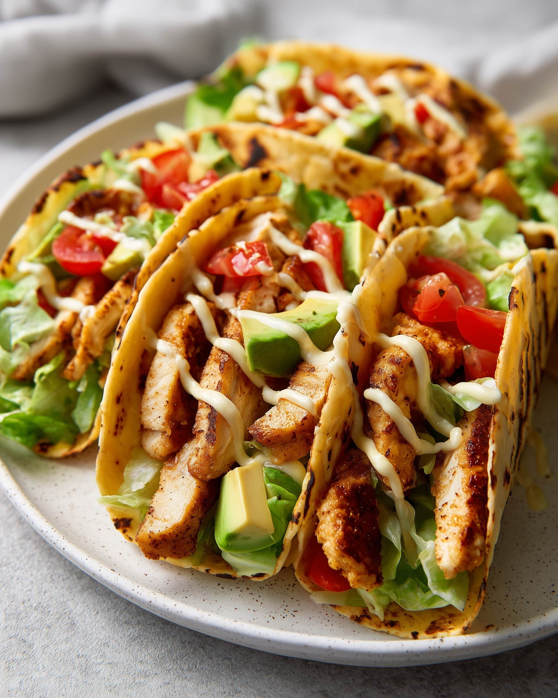 Chicken Gyros Smash Tacos with Crispy Fries and Tzatziki Recipe - Recipe Image