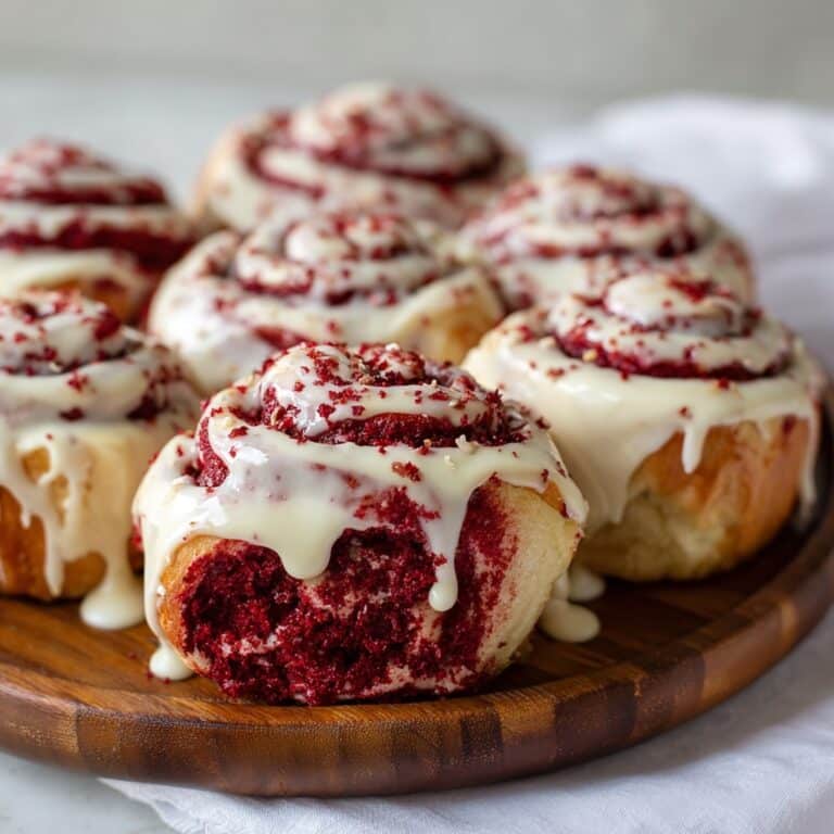 Easy Red Velvet Cinnamon Rolls Recipe
