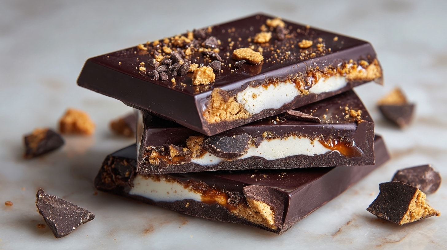 Noblesse Chocolate – Milk Chocolate Crispy Thins Recipe - Recipe Image