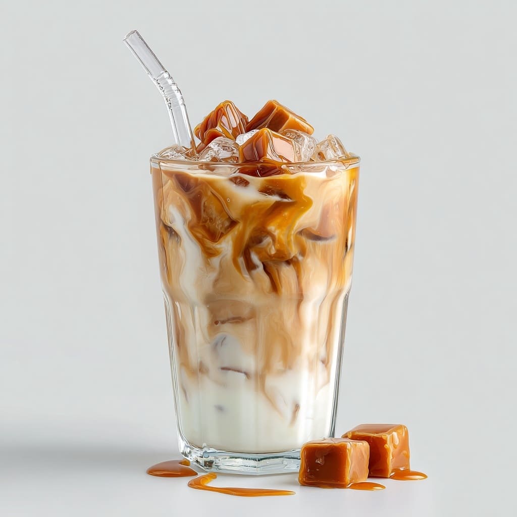Creamy Caramel Chaos Dirty Soda Recipe - Recipe Image