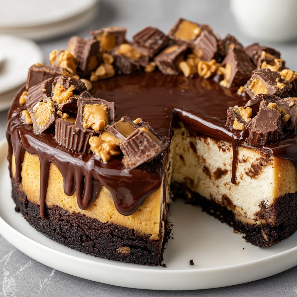 Best No Bake Twix Cheesecake Recipe - Recipe Image
