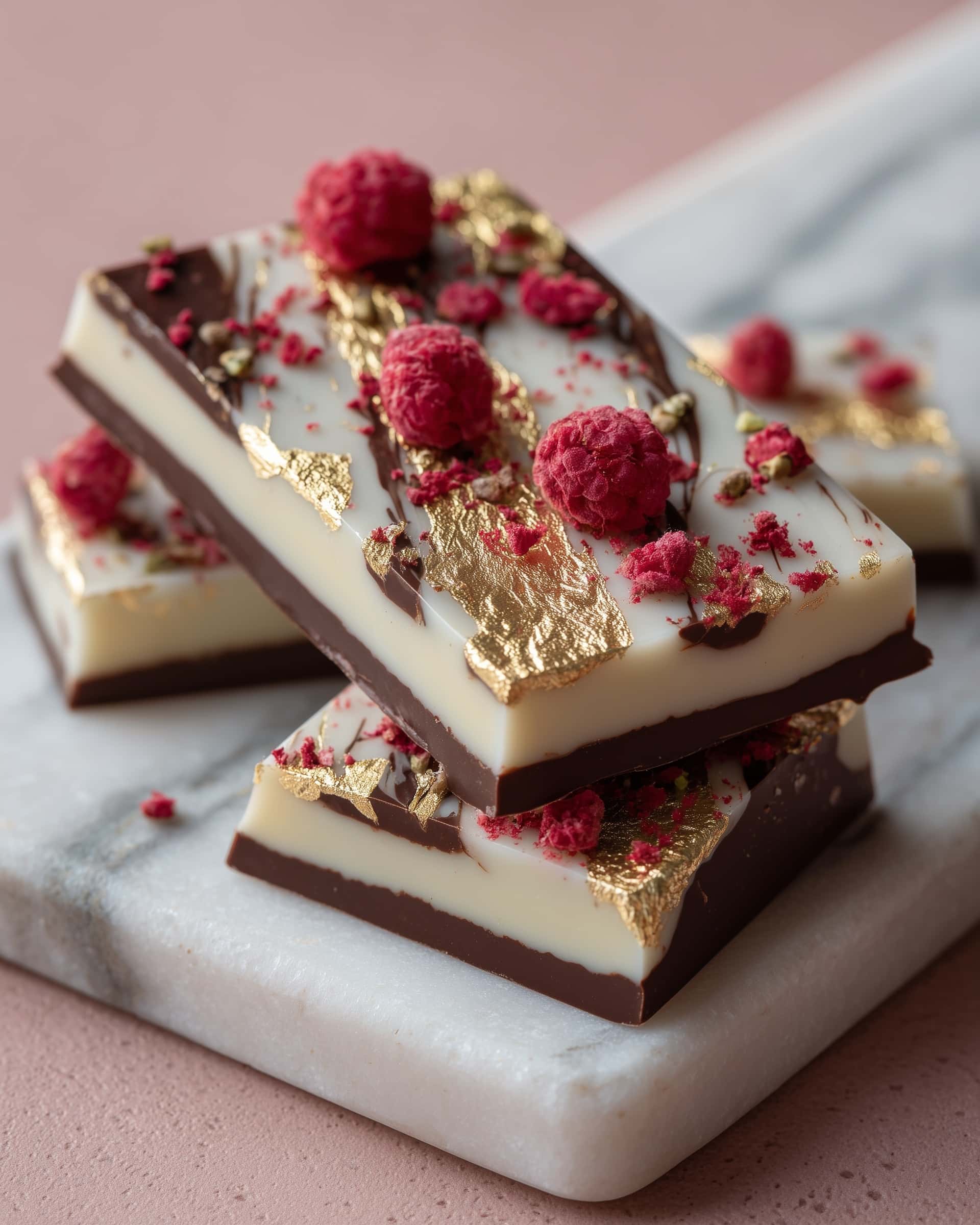 Valentine’s Chocolate Bark Recipe - Recipe Image