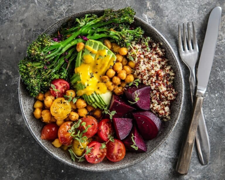 Vegan Couscous and Bean Salad Bowl Recipe