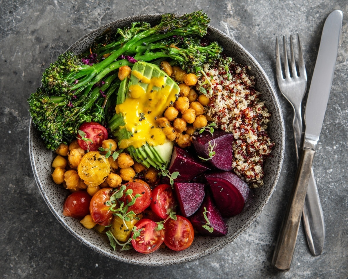 Vegan Couscous and Bean Salad Bowl Recipe - Recipe Image