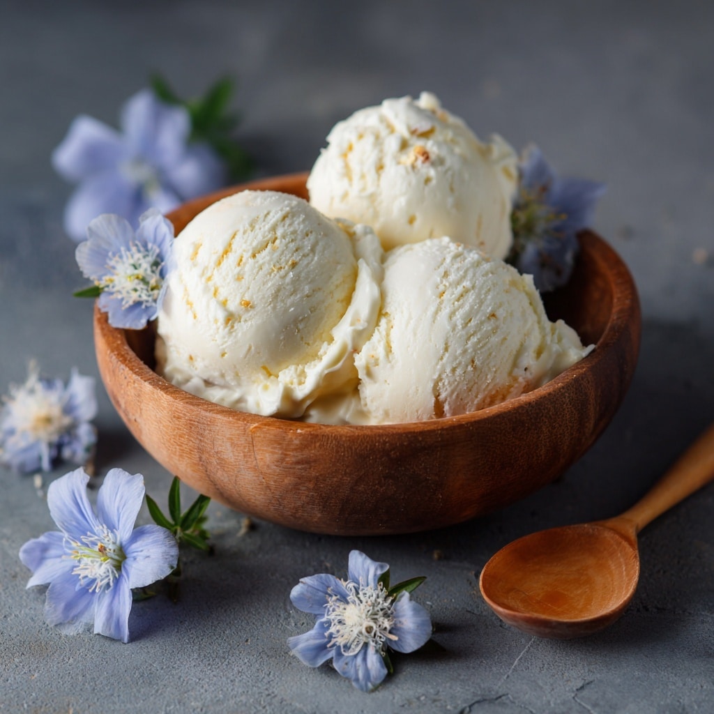 The Best Homemade Vanilla Ice Cream EVER Recipe - Recipe Image
