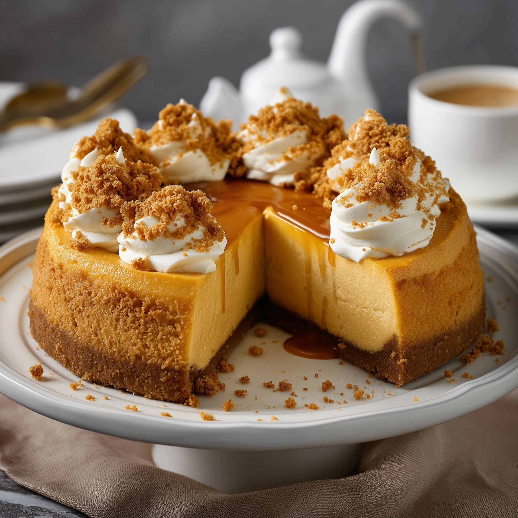 Caramel Macchiato Cheesecake Recipe - Recipe Image