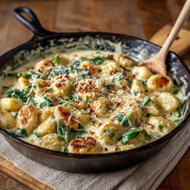 Cottage Cheese Gnocchi with Alfredo Sauce Recipe