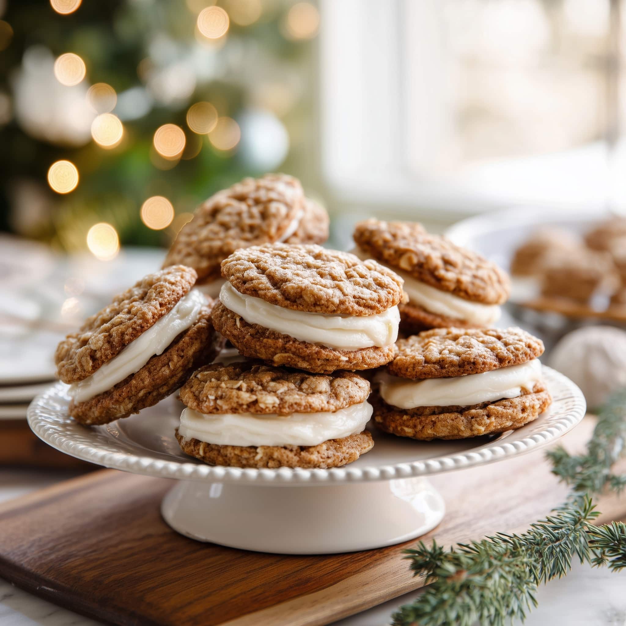 Gingerbread Cheesecake Cookies Recipe - Recipe Image