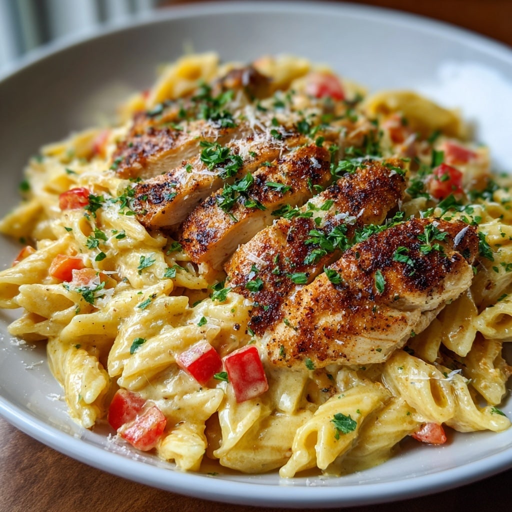 Honey Pepper Chicken Pasta Recipe - Recipe Image