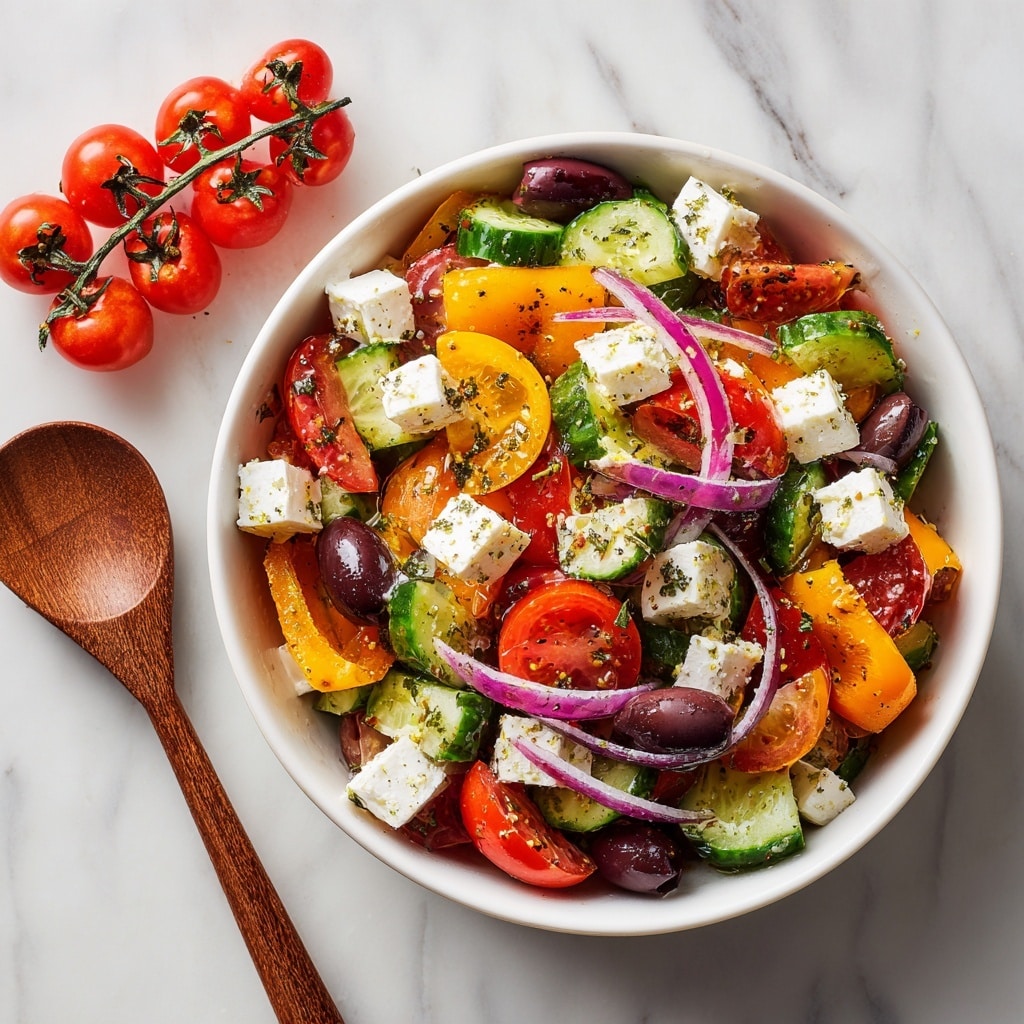 Easy Greek Salad Recipe - Recipe Image