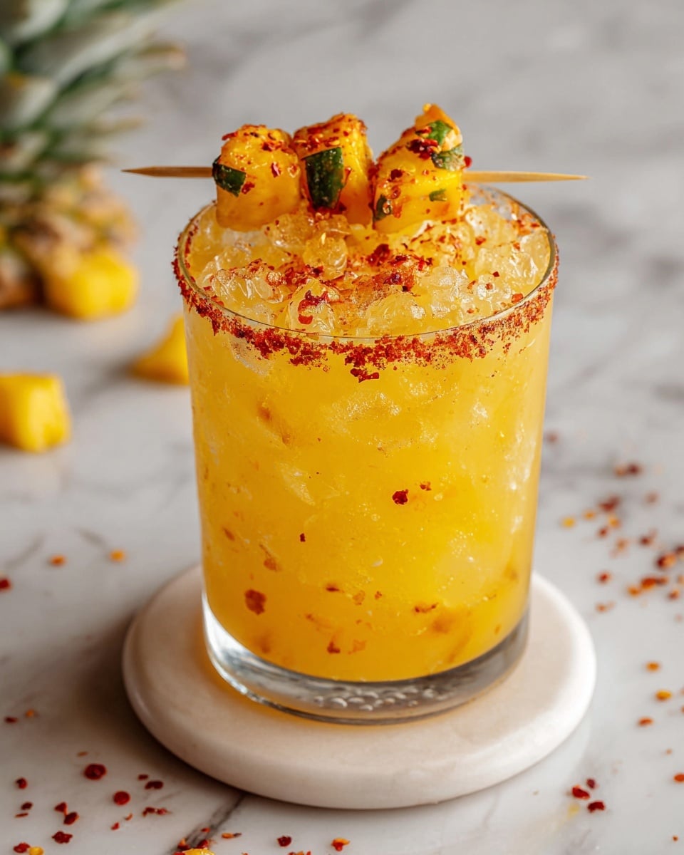 Hot Honey Spicy Mango Margarita Recipe - Recipe Image