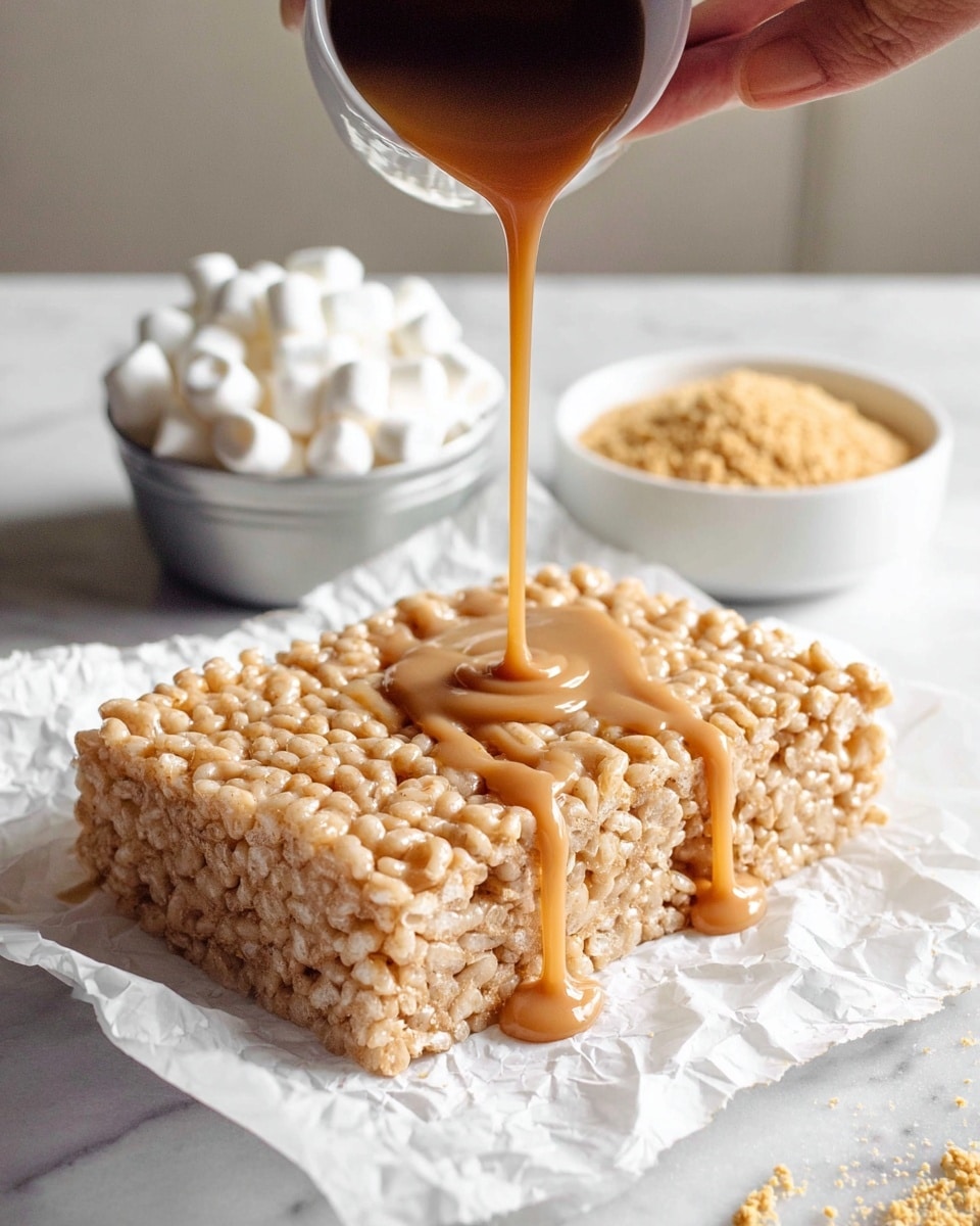 Apple Pie Rice Krispie Treats Recipe - Recipe Image