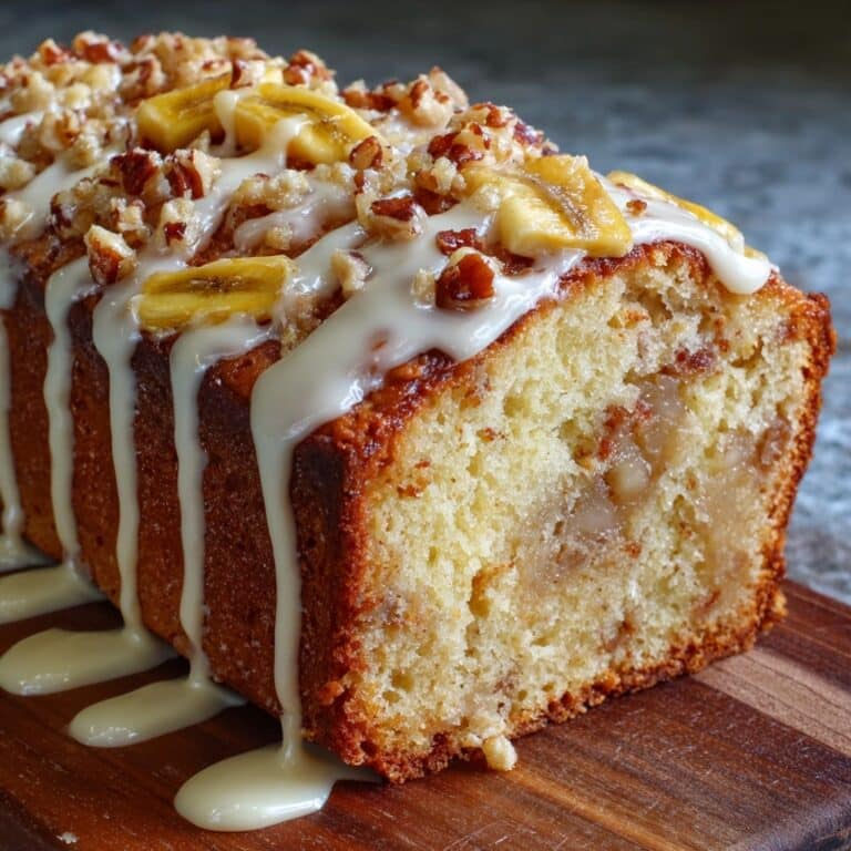 Cream Cheese-Filled Banana Bread Recipe