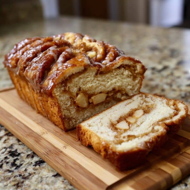 Caramel Apple Fritter Bread Recipe