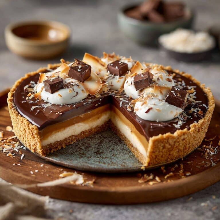 No-Bake German Chocolate Cheesecake Recipe