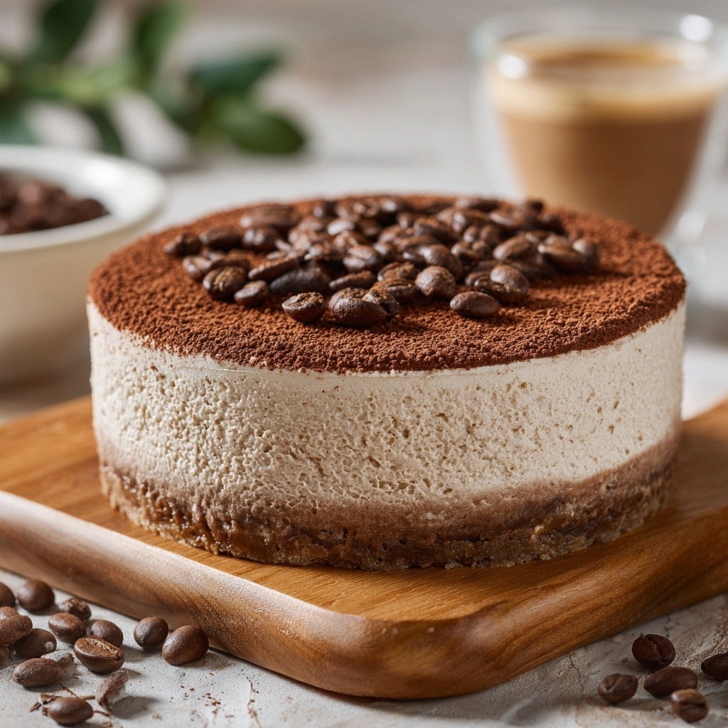Tiramisu Cold Brew Coffee Cheesecake Recipe - Recipe Image