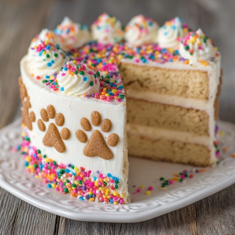 3-Ingredient Healthy Dog Cake with Bananas, Peanut Butter, and Eggs Recipe