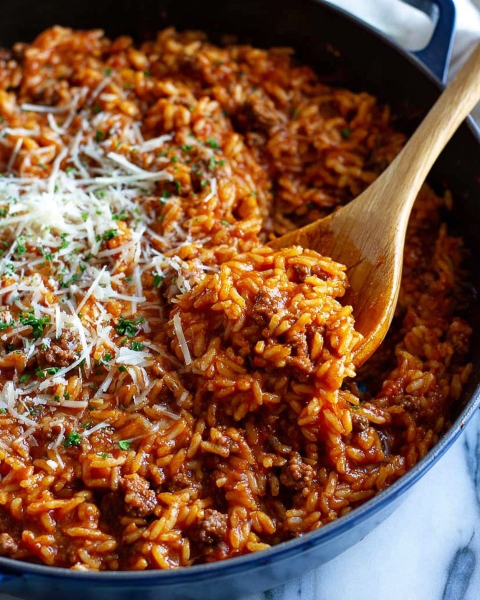 One Pot Orzo Risoni Bolognaise Recipe - Recipe Image