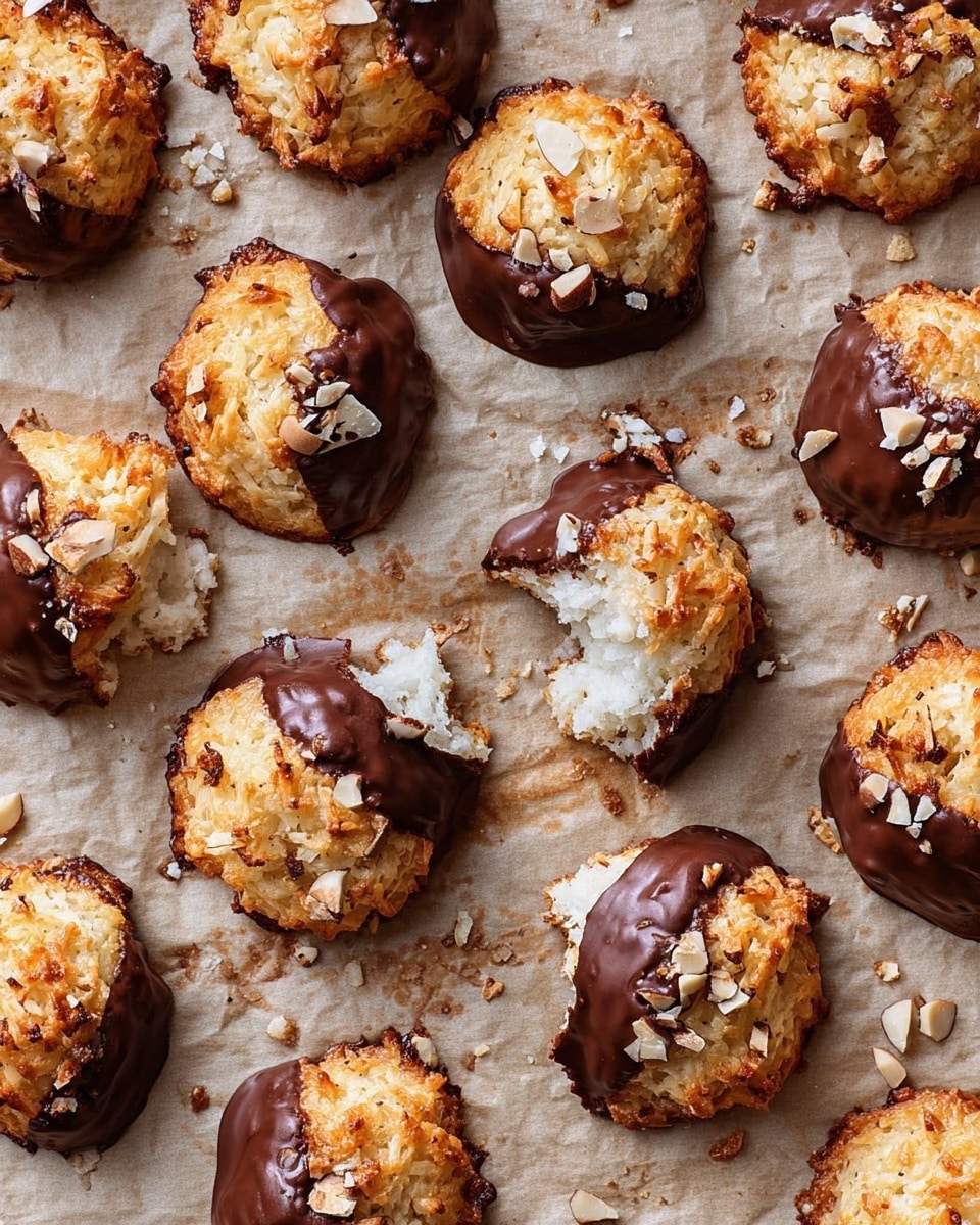 Coconut Almond Macaroons Recipe - Recipe Image