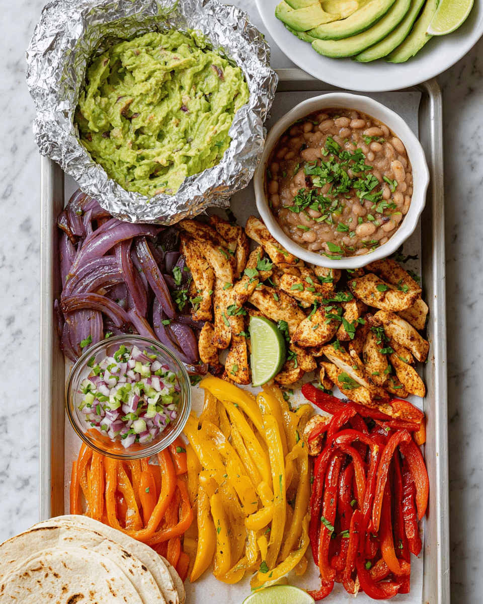 Sheet Pan Chicken Fajitas Recipe - Recipe Image