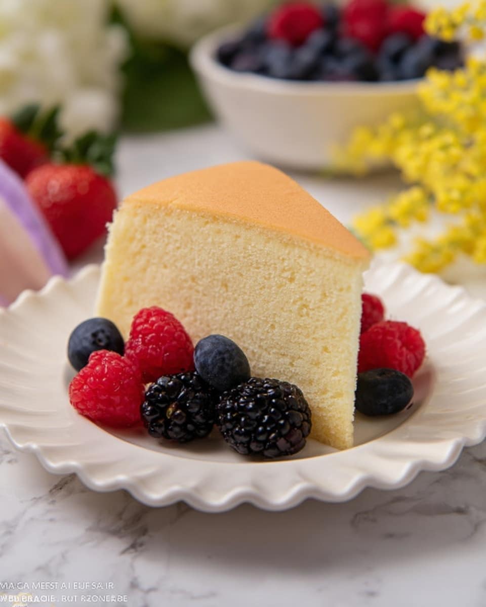 Cotton Cheesecake / Japanese Cheesecake Recipe - Recipe Image