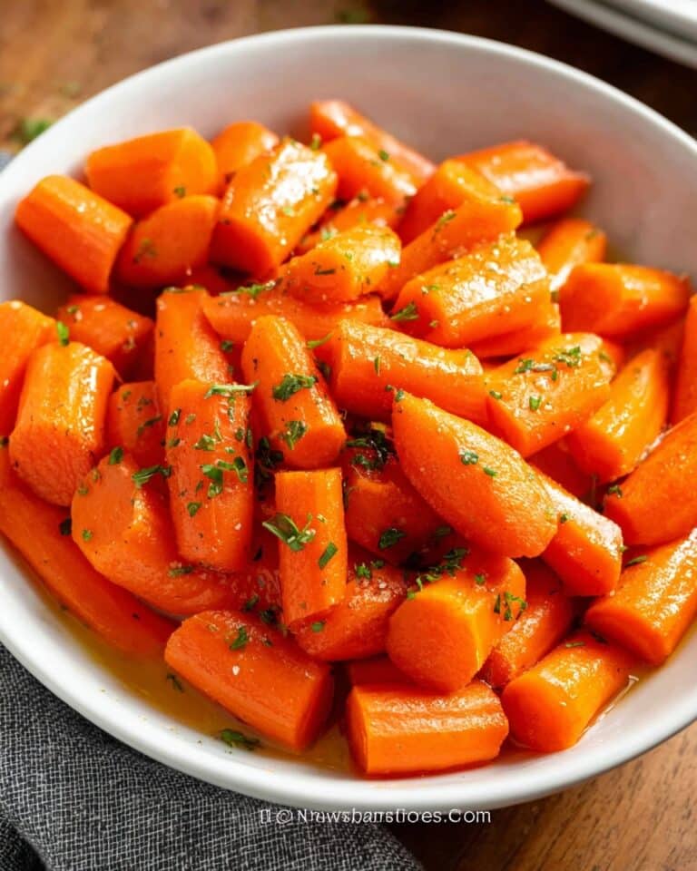 Glazed Carrots with Maple Syrup and Brown Sugar Recipe