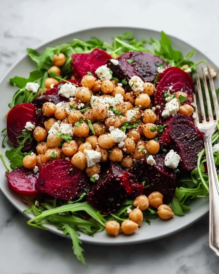 Chickpea, Beet, and Feta Salad Recipe