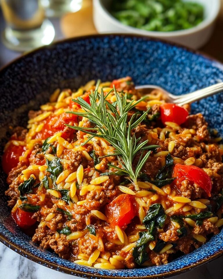 Ground Beef Orzo: A Delicious and Easy One-Pan Recipe