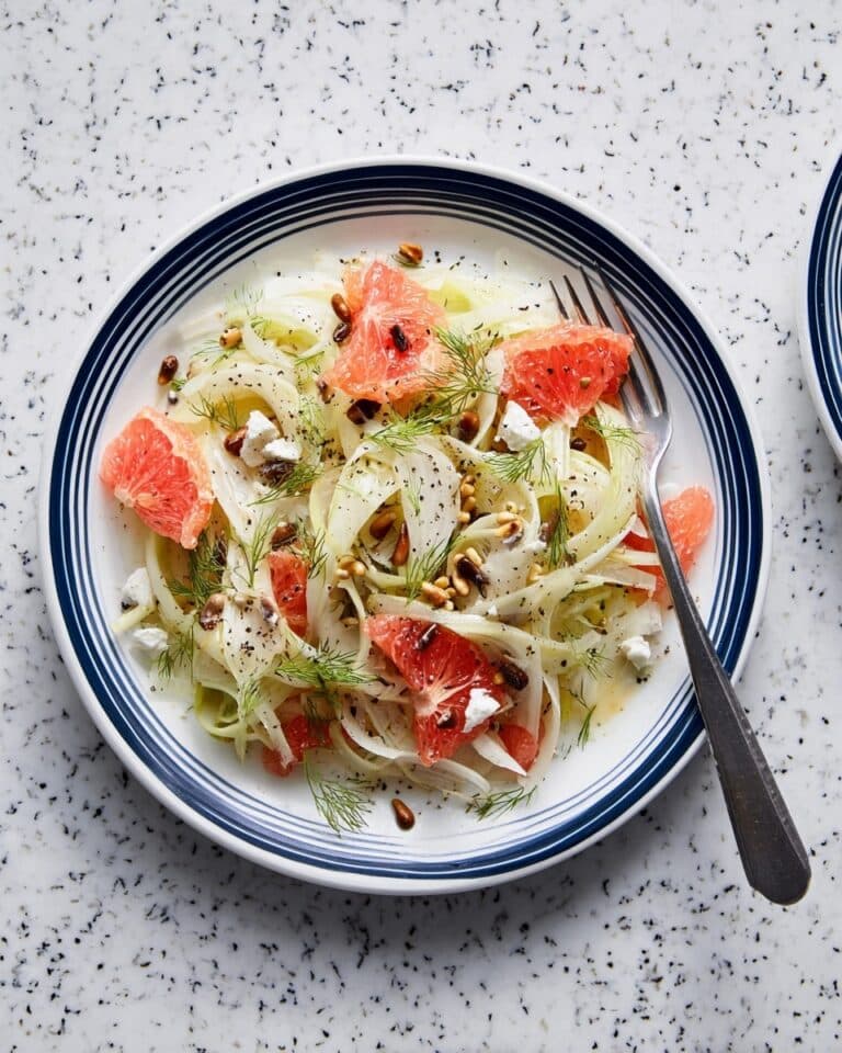 Grapefruit & Goat Cheese Fennel Salad Recipe