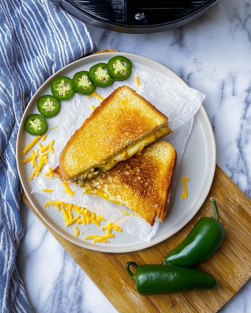 Jalapeno Popper Grilled Cheese Recipe - Recipe Image