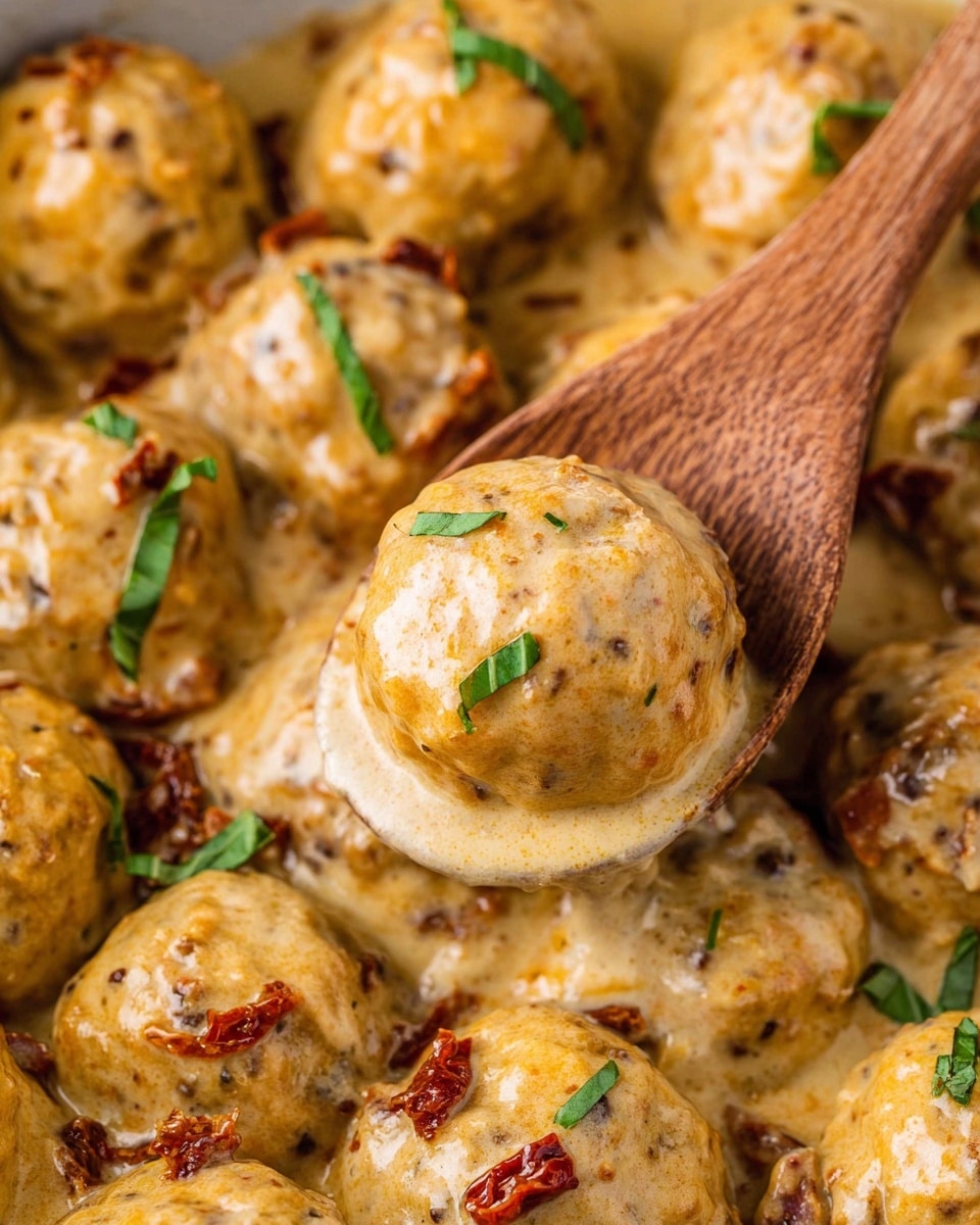 Marry Me Chicken Meatballs Recipe - Recipe Image