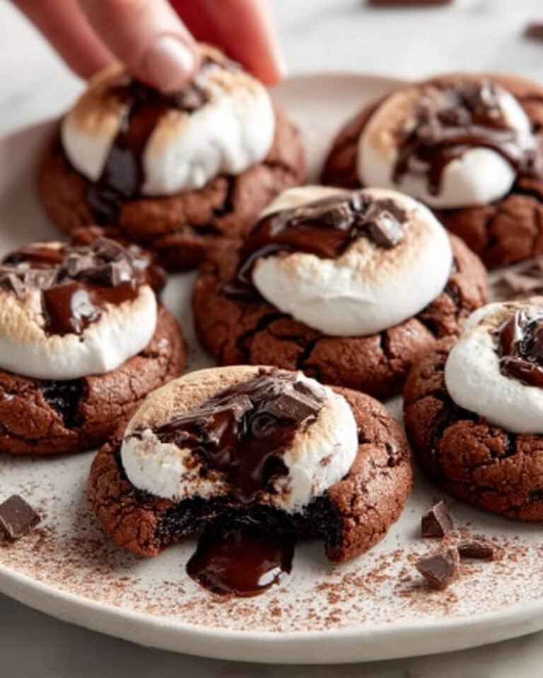 Marshmallow Hot Cocoa Surprise Cookies Recipe