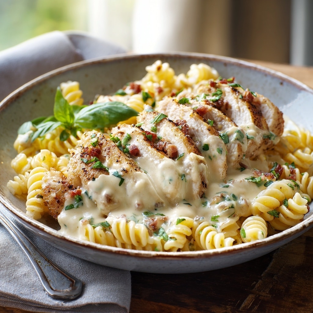 Creamy Cowboy Butter Chicken Pasta Recipe - Recipe Image