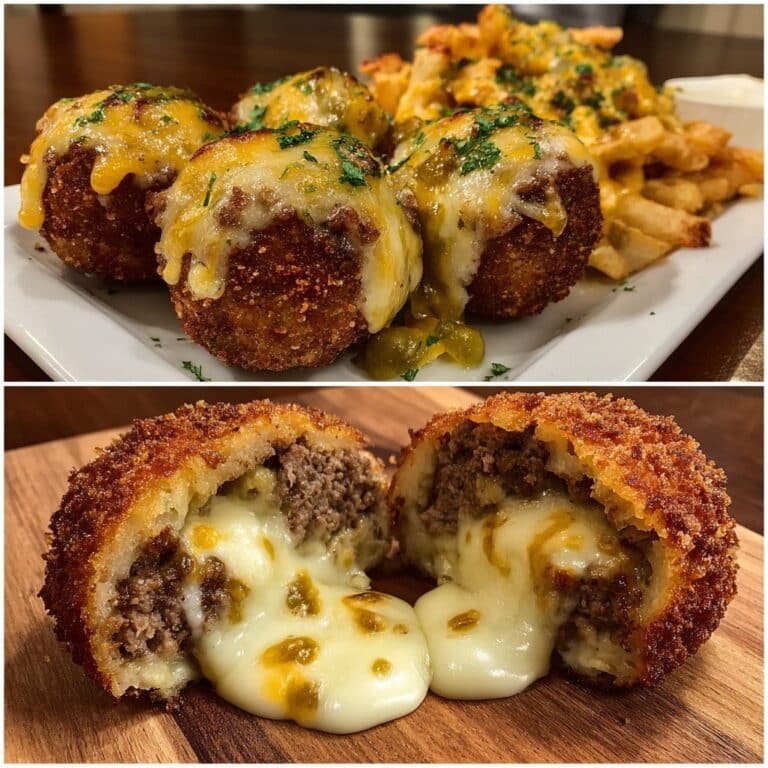 Irresistibly Cheesy Garlic Parmesan Cheeseburger Bombs Recipe