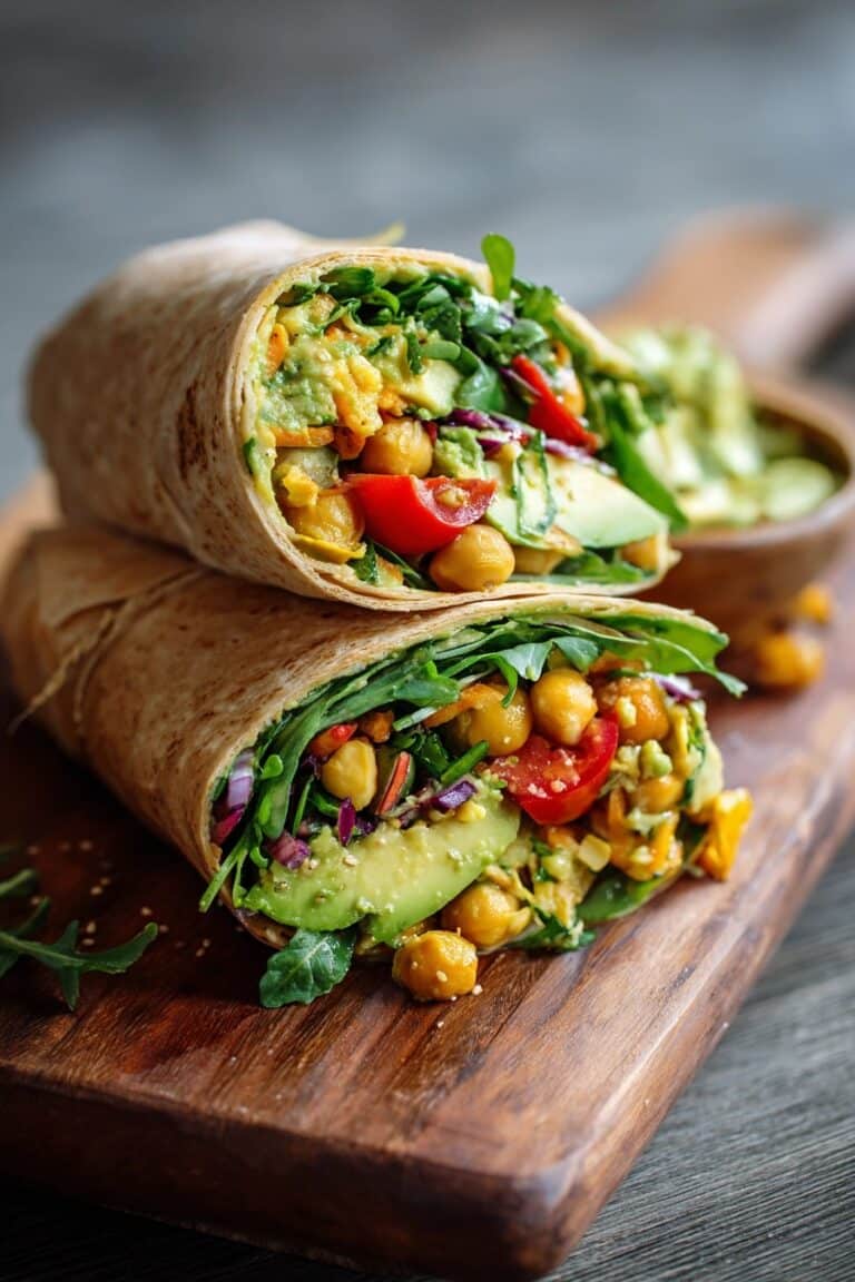 Tempeh & Chickpea Dhal Wrap Recipe