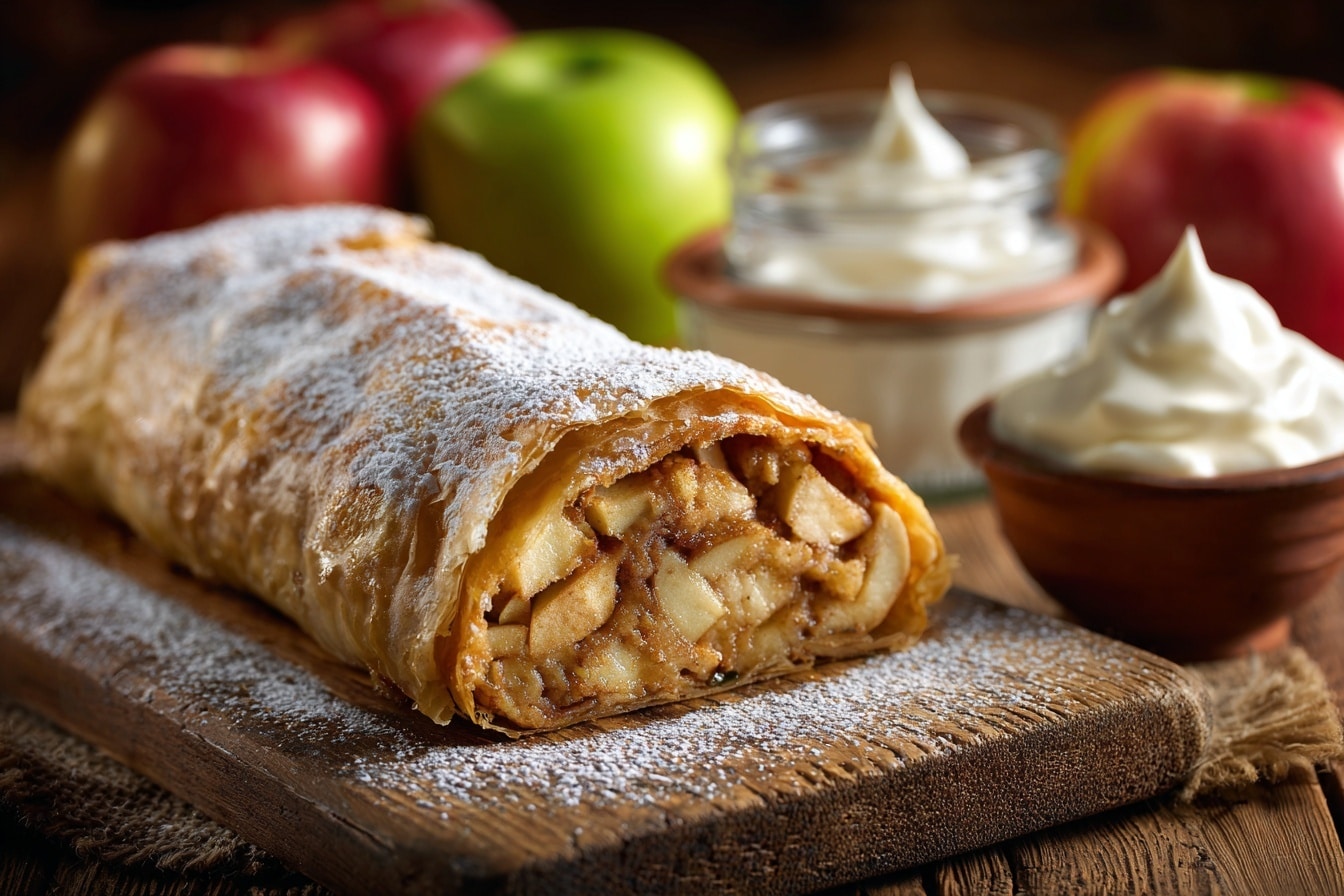 Apple Cinnamon Roll Cobbler with Apple Pie Filling Recipe - Recipe Image