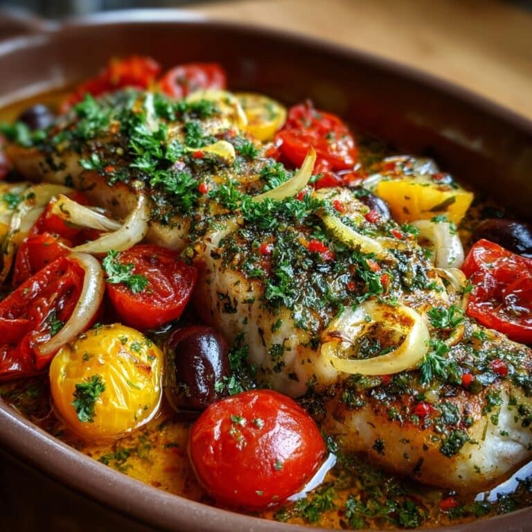 Mediterranean Baked Fish Recipe