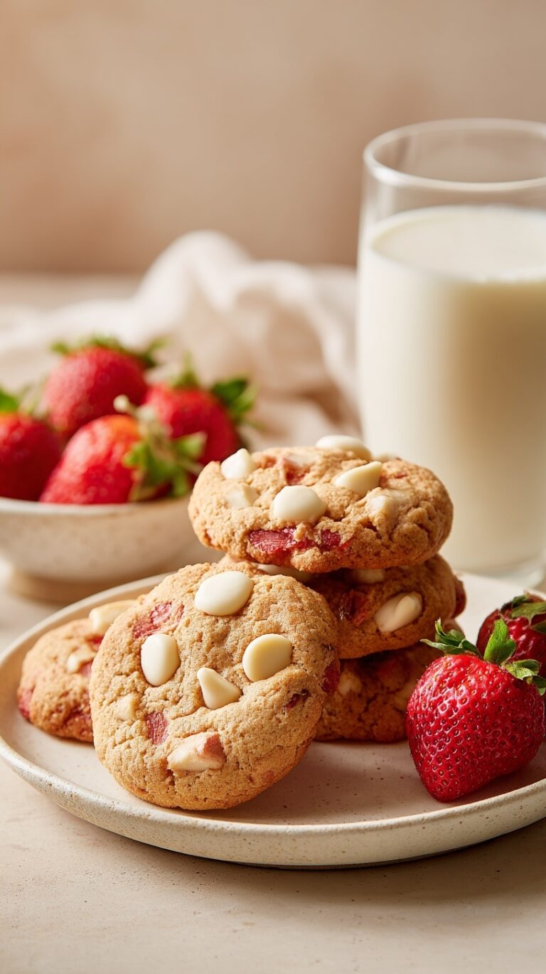 Strawberry Iced Oatmeal Cookies Recipe