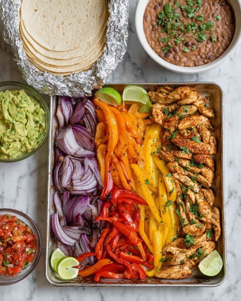 Sheet Pan Chicken Fajitas Recipe