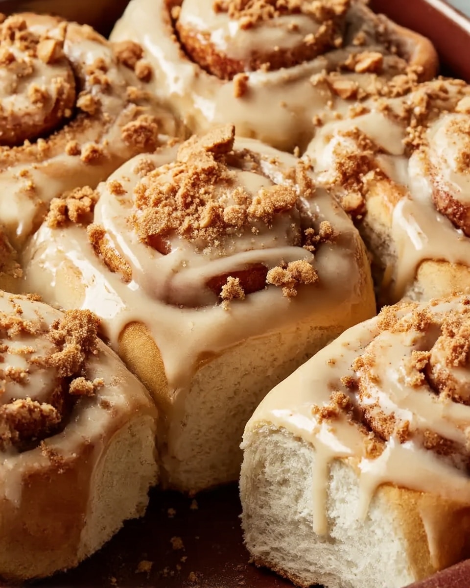 Biscoff Cookie Butter Cinnamon Rolls Recipe - Recipe Image