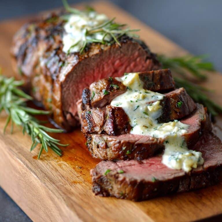 Beef Tenderloin Roast with Horseradish Cream Sauce Recipe