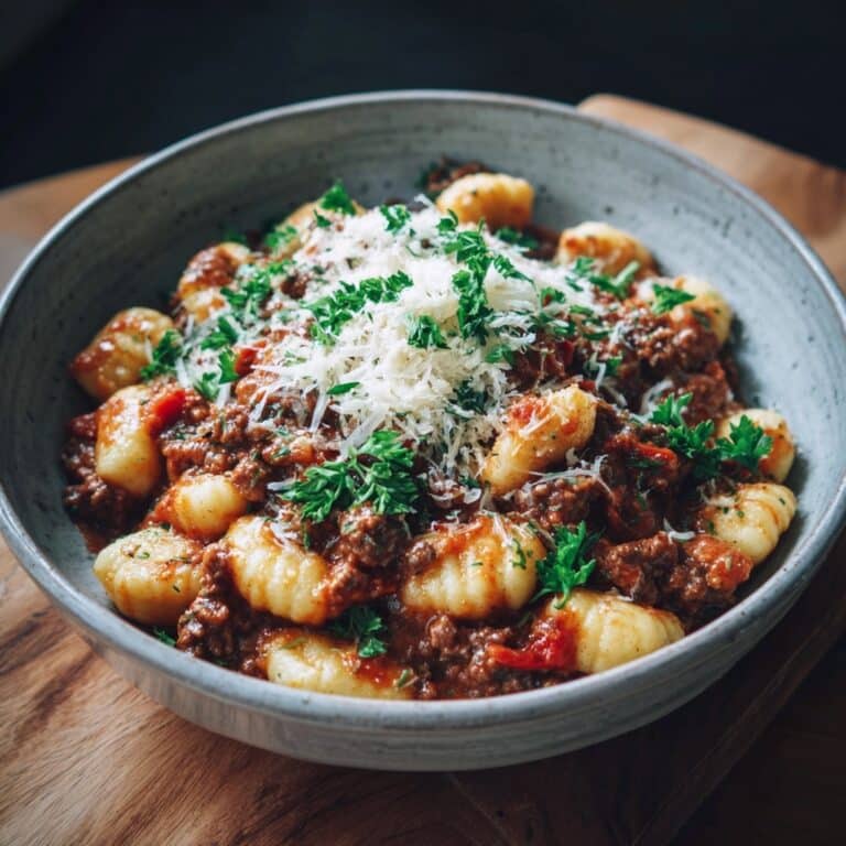 Cozy Gnocchi Bolognese Recipe