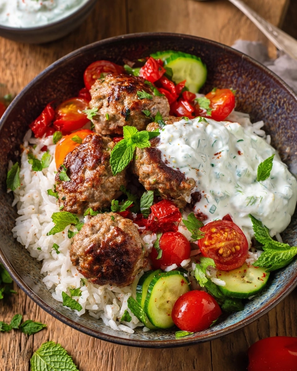 Feta & Lamb Meatball Bake Recipe - Recipe Image