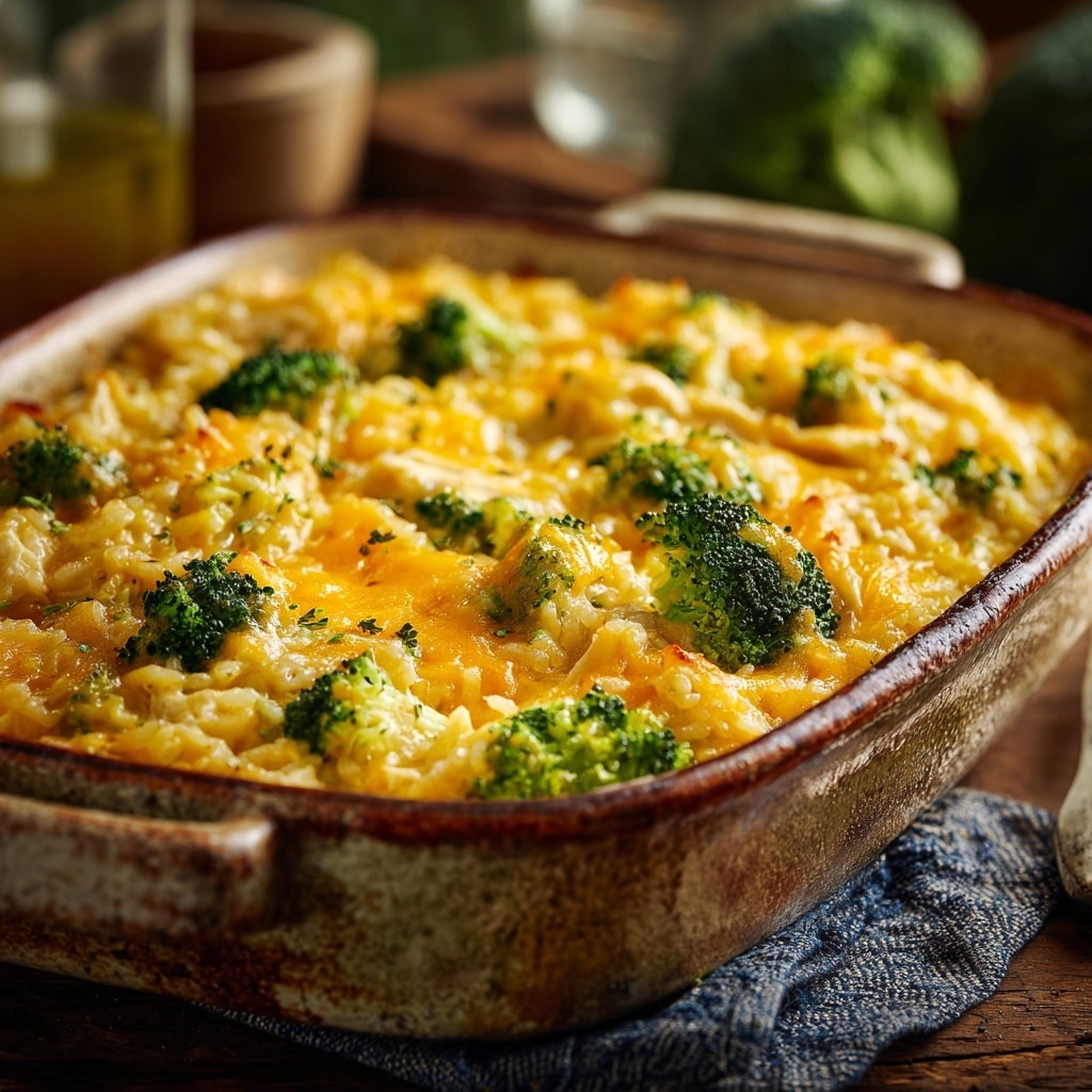 Skillet Broccoli-Cheddar Rice Recipe - Recipe Image