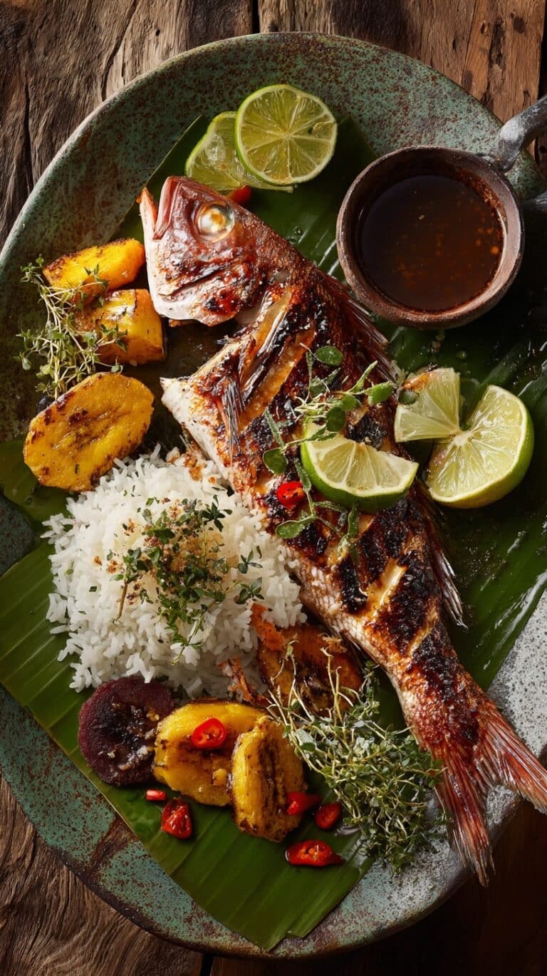 Caribbean Grilled Snapper with Garlic Aioli Recipe